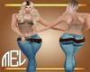 Blusa Rendada e Jeans