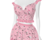 D! Pink floral dress
