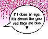 𝓜 | red flags? 💝