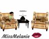 Coffee Chairs Gold