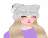 !White Kitty Hat & Hair