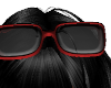 E* Glasses  /red+black
