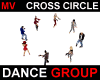 CROSS LINE DANCE CIRCLE