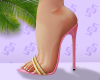 Satin Doll Pink Heels