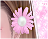 Pink Hair Flower L