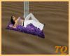 ~TQ~purple beach towel