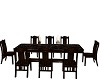 LL~WOOD DINNER TABLE