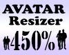 Avatar Resizer 450%