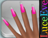 V1 Magenta Chispia Nails