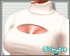 Beige Turtleneck Sweater