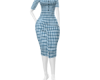 Blue Plaid Dress