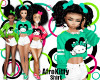 LilMiss AfroKitty Teal