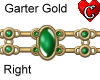 N* GreenGold Garter -R