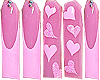 Pink Valentine XL Nails