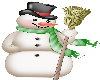 snowman sticker