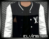 E|LV Varsity Black/white