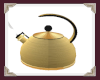 Animated Gold Tea Kettle