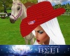 CowGirl Hat Red USA