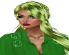 clover necklace green