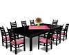 Pink Glam Dining Table 