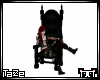 -T- Black Leather Throne