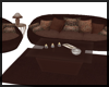 Brown Sofa Set ~