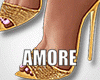 Amore Gold Shoes
