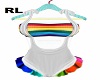 RL WhiteRainbow Swimsuit