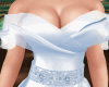 Silk Gown - Baby Blue