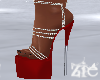 NYE Diamond Heels Red