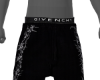 (blk) givench shorts