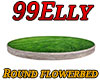 Round flowerbed