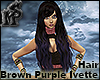 Brown Purple Hair Ivette