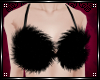 ℳ Fur Bra Blk