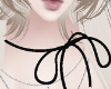 NNN. Black Ribbon Choker