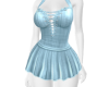 Blue+White sptripe dress