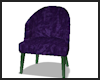 Purple Round Back Chair