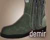 [D] Casual green boots