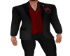 Red and Black Suit