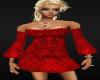 Red Velvet short Dress