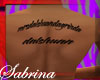 DalShan Back Tattoo