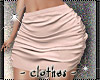 clothes -ruch skirt pink