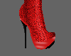 [SD]Snakeskin Boots Red