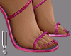 -V- Pink Heel Sandals