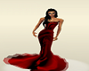 Red Black Dress Vamp