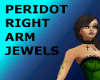 Peridot Right Arm Jewels