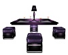 ~LL~LOUNGE PURPLE TABLE