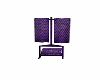 (C)Purple towel rack