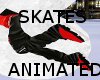 RED AND BLACK ICE SKATES