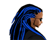 black blue dreads